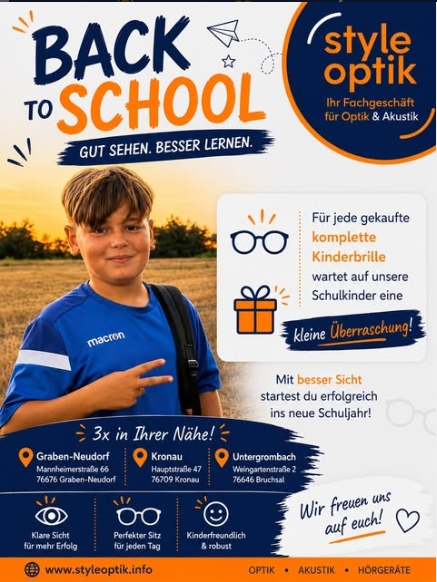 Back to School Angebot bei Style Optik & Akustik